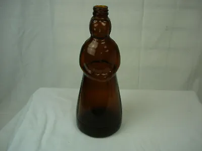 10 Inch Mrs Butterworth's Vintage Brown Glass Pancake Syrup Bottle No Lid Label • $17.57