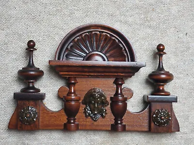 Beautiful Clock Top Crown / Pediment F. A Vienna Regulator Freeswinger 10 7/8` • $74