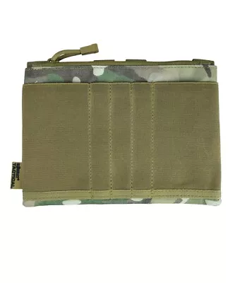 £9.95 • Buy Kombat Guardian Elasticated Admin Panel Mag Pouch MOLLE, Black, Green & BTP Camo