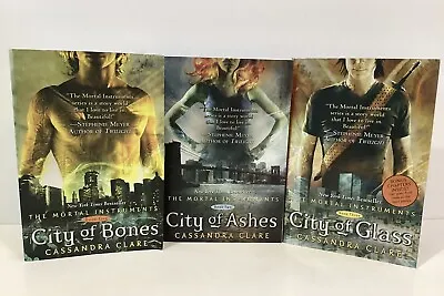 The Mortal Instruments Series By Cassandra Clare Paperback Book Set 1-3 • $15