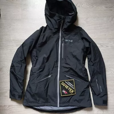 Goretex Marmot Large Women's Black Lightray Ski Jacket BNWT • £90