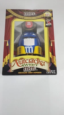 £14.77 • Buy M&M Nutcracker Sweet Chocolate Candy Dispenser Holiday Christmas Blue In Box