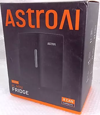 AstroAI Small Mini Fridge 6 Litre / 8 Cans | Cooler And Warmer 12V And 240V • £39.98