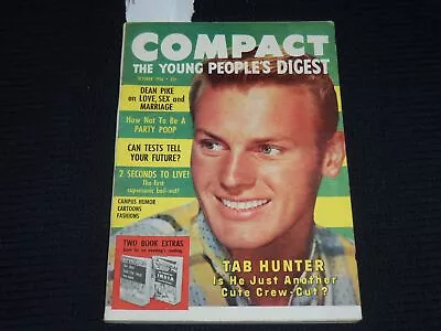 1956 October Compact Young People's Digest Magazine - Tab Hunter Cover- Sp 4862k • $45