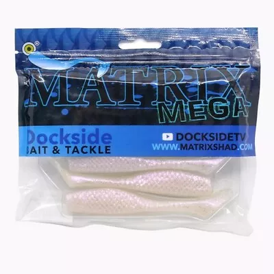 Matrix 4MM6-09 Mega 4.25  6pk Ultra-Violet Soft Plastic Fishing Swimbait Lure • $10.93