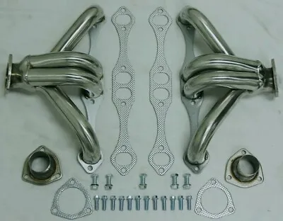 Stainless Chevy Hugger Headers SBC Street Rod 265 283 305 307 327 350 383 400 SS • $149.87