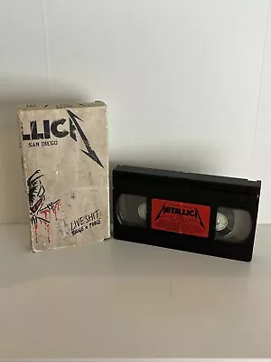 VHS Metallica: Live Shit Binge & Purge: San Diego Tape 2 Only • $5.99