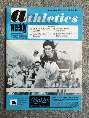 £6.99 • Buy ATHLETICS WEEKLY - 16 June 1973 -  Pascoe, Hartley; Tancred
