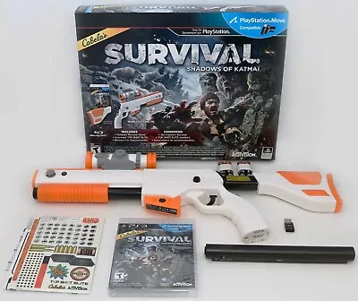 NEW PS3 Cabela's Survival Shadows Of Katmai Game W/Top Shot Elite Rifle Gun NEW • $23.70