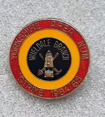   Colliery Mining Miners Strike 1984 NUM  Badge • £12