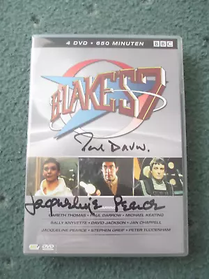 BLAKES 7 Series 1 (import) DVD Signed By Paul Darrow & Jacqueline Pearce • £80