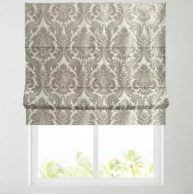 Pisa Natural Fully Lined Roman Blind - Standard Or Deluxe Headrail • £98