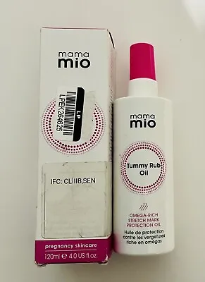 Mama Mio Tummy Rub Oil 4oz/120mL. Open Box • $18