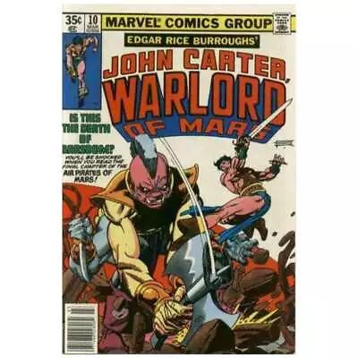 John Carter: Warlord Of Mars (1977 Series) #10 In NM Minus. Marvel Comics [c; • $14.27