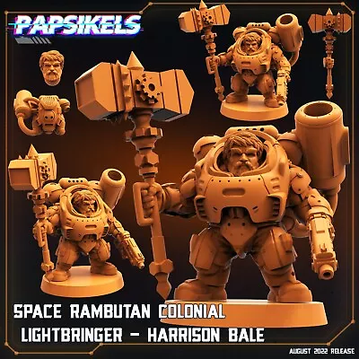 Harrison Bale | Space Lightbringer | Rambutan | Papsikels | 32mm Scale • $12