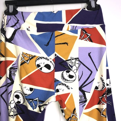 £14.59 • Buy Lularoe Leggings Halloween Nightmare Before Christmas Jack Skeleton Size SM / L