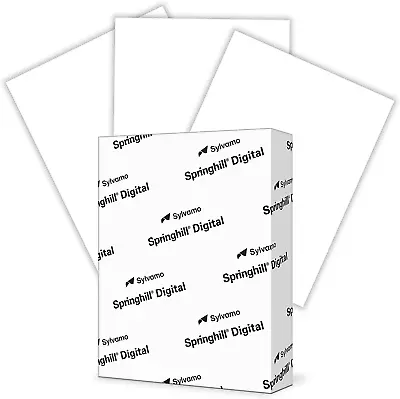 Springhill White 8.5” X 11” Cardstock Paper 67lb Vellum Bristol 147gsm 250... • $20.46