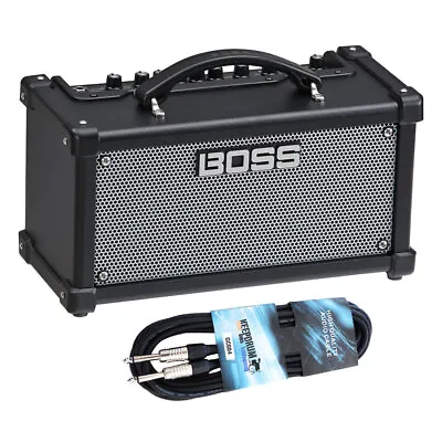$569.33 • Buy Boss Dual Cube LX Portable Guitars Amplifier + Keepdrum Jack Cable