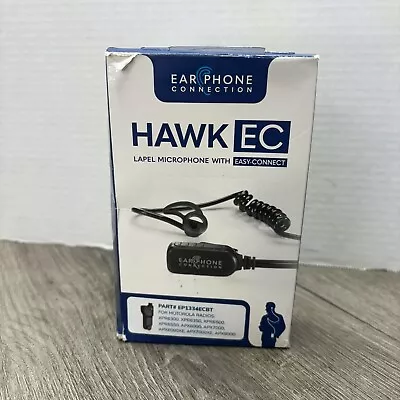 Hawk Lapel Mic EP1334EC Quick Release Earpiece For Motorola APX Series Radios • $49.99