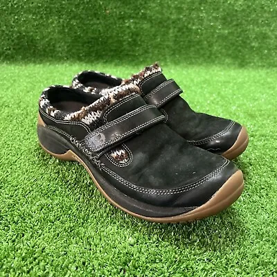 Merrell Encore Echo Ebony Leather Nubuck Clogs Size 7.5 • $15.29