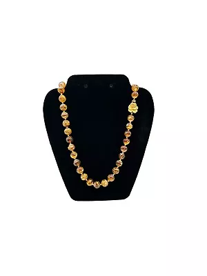 JOMAZ Joesph Mazer Vintage Jewelry Murano Glass Bead Necklace Collector Piece • $89.99