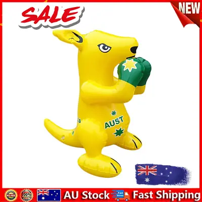 17in Australian Souvenir Supporter Blow Up Large Inflatable Boxing Kangaroo • $18.39