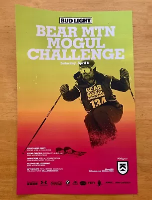 2013 KILLINGTON Bear Mountain MOGUL CHALLENGE Promo POSTER Skiing VT Ski Resort • $59.95