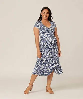 $79 • Buy LEINABROUGHTON Blue Dress Size 14