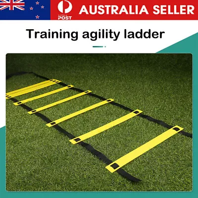 Speed Agility Ladder Fitness Training Ladder Soccer Sports Footwork Practise Gym • $20.39