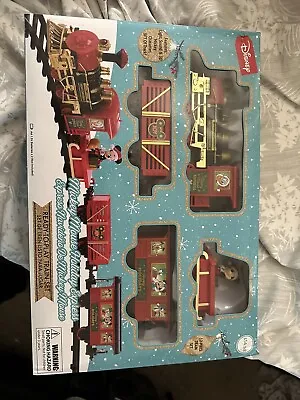 Disney MICKEY MOUSE  Holiday Christmas EXPRESS Train Set 12 Piece Set NEW IN BOX • $34.99