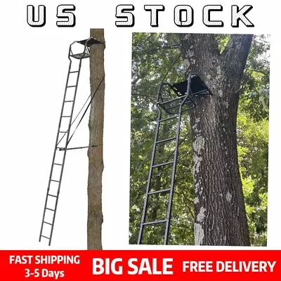 Muddy 1-Person Ladder Treestand Outdoors Ladderstand Ratchet Strap Stabilizer • $88.20