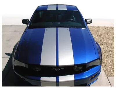 2005-2009  Ford Mustang  22  Rally Racing Double Bumper To Bumper Stripes Decals • $99