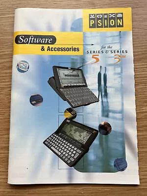 £3.99 • Buy Psion Series 5 & 3mx Software And Accessories Catalogue