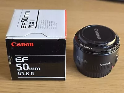 Canon EF 50mm F/1.8 II Standard AutoFocus Lens • £34.99
