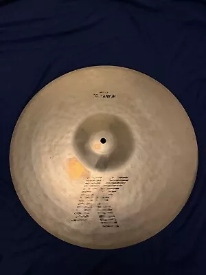 V. Rare Eak/iak Transitional K.zildjian Brilliant Finish 18  Ride Cymbal - Video • £280