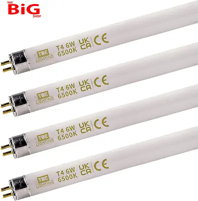 TBE  LIGHTING  T4  6W  Fluorescent  Tube  Lamps  232Mm -  4  Pack  Of  CFL  Bulb • £28.99