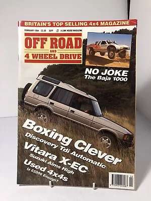 Off Road And 4 Wheel Drive Magazine February 1994 • £5.95