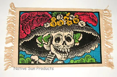 DAY OF THE DEAD Placemats  Skeleton & Hat 13x19   New #150 • $4.99