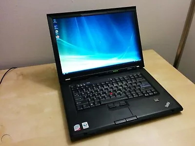 Webcm Lenovo Thinkpad T500 Laptop Windows XP Pro Office2010 3GB GdBatWkGr8' • $159.99