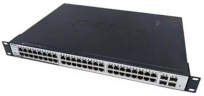 D-Link DGS-1248T Web Smart 48-Port 10/100/1000 Gigabit Switch + 4-Port Combo SFP • $54.99