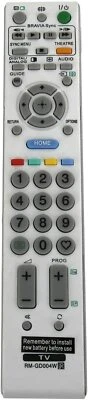 $17.49 • Buy RM-GD004W Remote Control Fit For Sony Bravia LCD Digital Colour TV