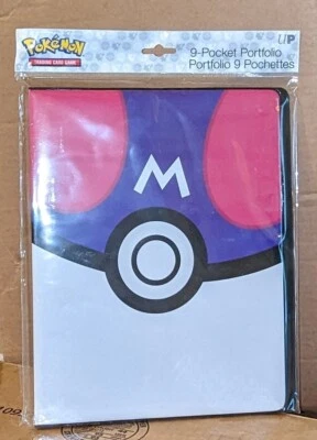 $24.99 • Buy Pokemon Master Ball 9 Pocket Portfolio Binder Holds 180 Cards Ultra Pro NEW