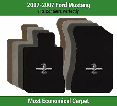 Lloyd Velourtex Front Mats For '07 Ford Mustang W/Silver Shelby Snake GT500 • $138.99