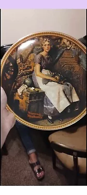 Norman Rockwell's Rediscovered Women  DREAMING IN THE ATTIC  Plate Knowles Limit • $550