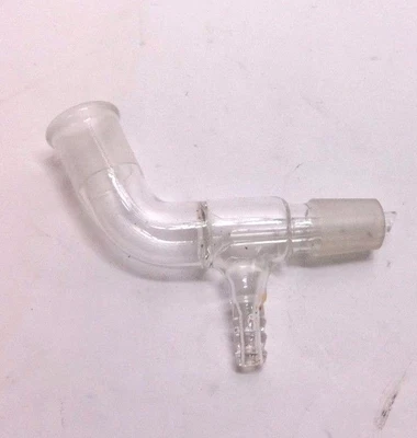 $71.24 • Buy Kimax Extended 105° Bent Distillation Adapter W/ Vacuum Take-off 45005-a