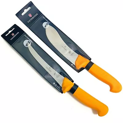 Swibo Victorinox Skinning & Boning Butchers Knife Set 5.8427.15 & 5.8405.16 • $63.69