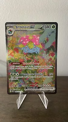 Pokémon TCG Venusaur Ex 198/165 SV 151 Special Illustration Rare MINT! • $45