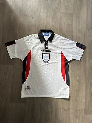 Umbro England Football Shirt Vintage Men’s Large 1998 • £85