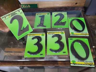 Lot Of 7 Large Plastic Numbers New In Packs • $22.50