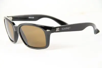 Vintage Vuarnet Sunglasses 080 GM Large Black PX2000 Brown Lens • $139
